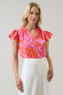 Haines Town Rioja Ruffle Blouse